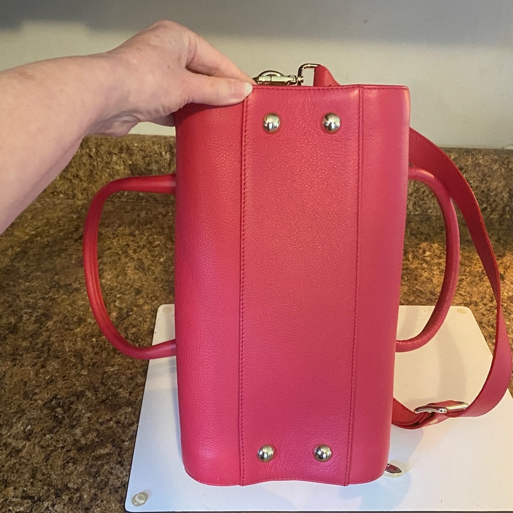 Jimmy Choo Rosalie Satchel Berry Pink - Picture 7 of 12